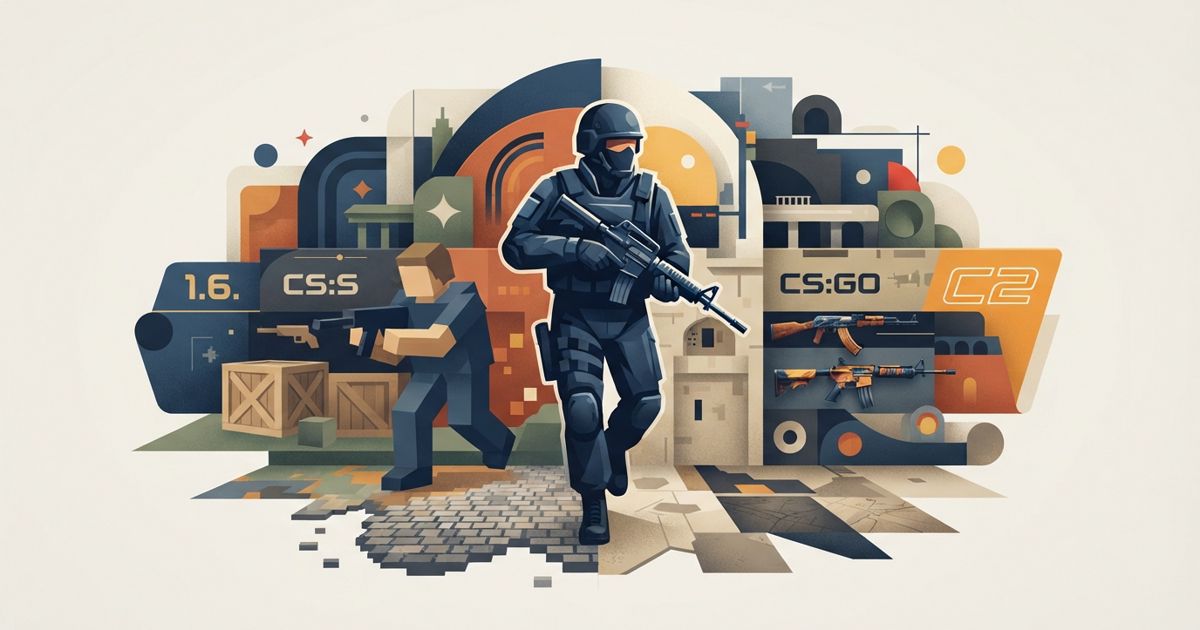 Historie Counter-Strike: od módu po CS2