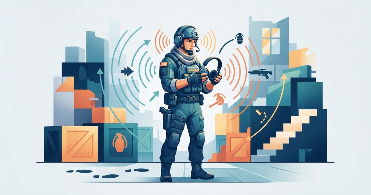 Zvuk v CS2: nastavení audia a jak číst kroky, reloady a utility