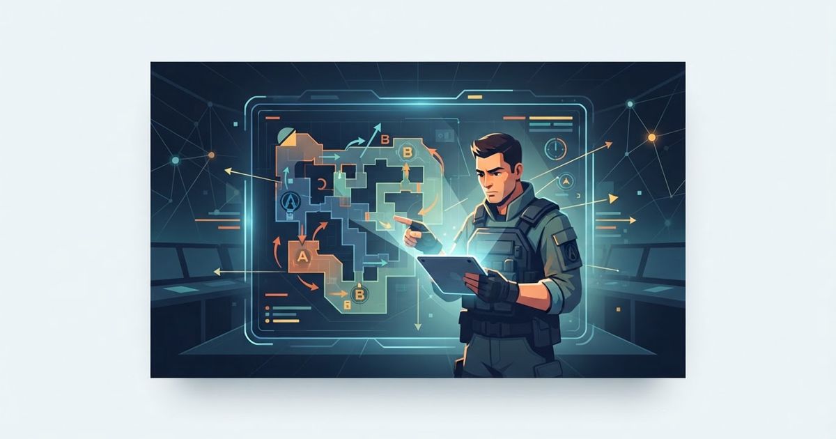 Jak číst mapu v CS2: rotace, timingy a informace, které vyhrávají kola