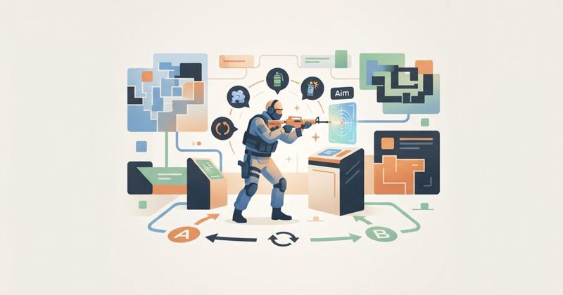 Nejlepší mapy pro nové hráče CS2: kde se učit aim, utility a rotace