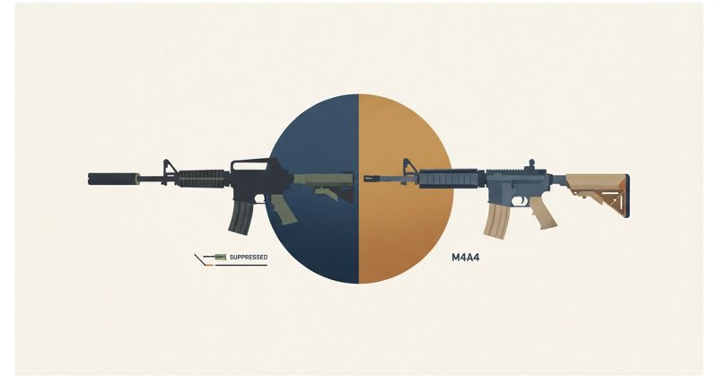 M4A1-S vs M4A4 v CS2: kterou M4 si vybrat po aktuálních změnách?