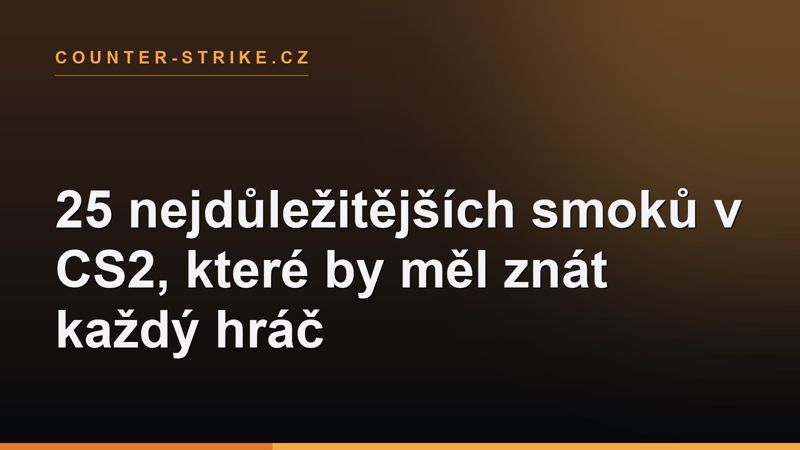 25 nejdůležitějších smoků v CS2, které by měl znát každý hráč